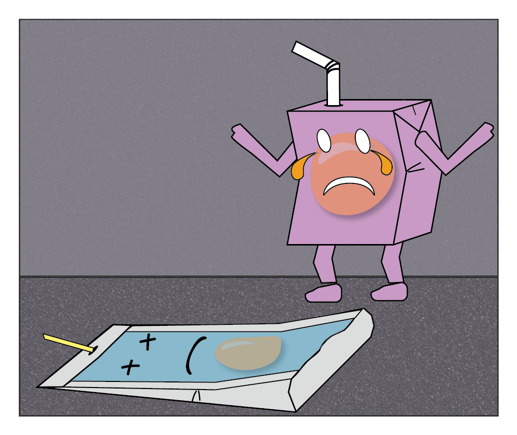 anthropomorphic juice boxes. 