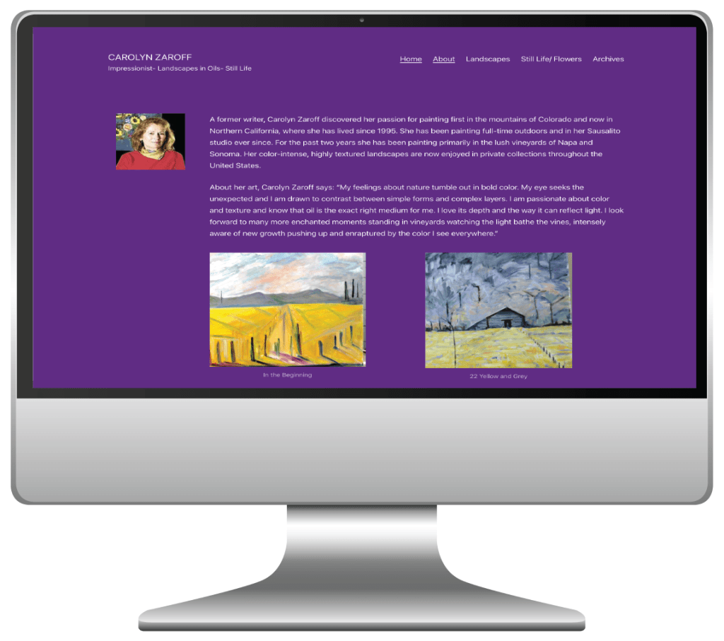 Carolyn Zardoff's homepage.
